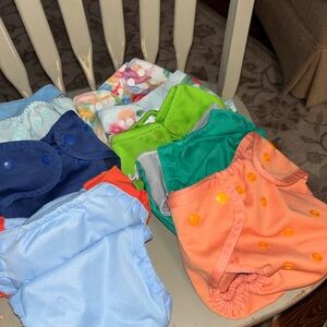 Colorful Kids Cloth Diaper Set 10pc